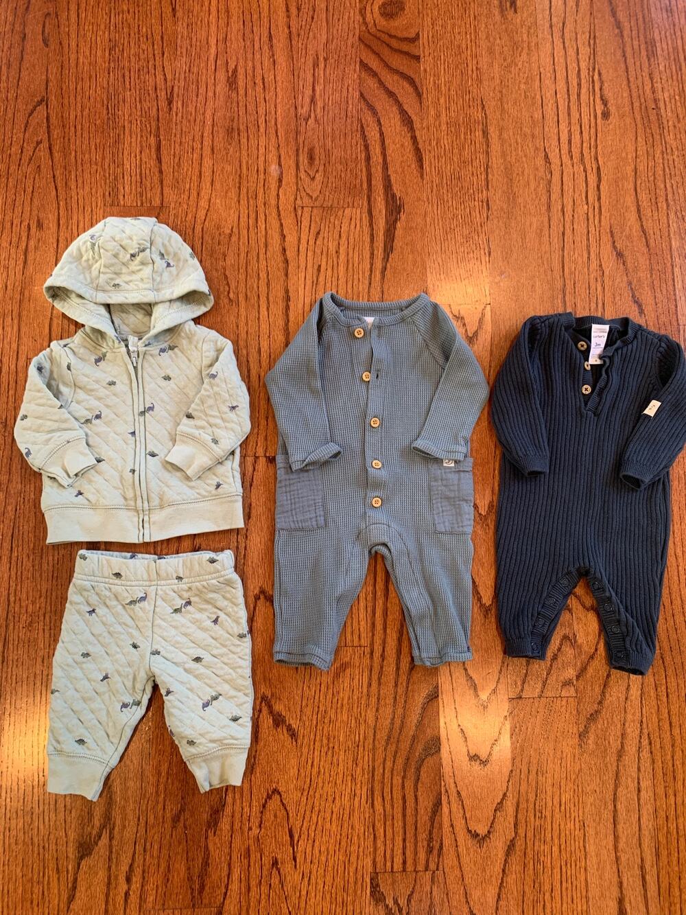 Carters Little Planet Onesie Dinosaur Boy Lot (3) | 3 months